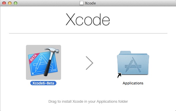 安装Xcode 6 beta